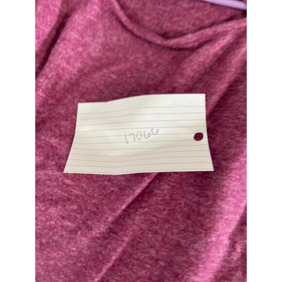 knit blouse sweater mauve pink raspberry women's 1x keyhole soft easy to wear - Picture 14 of 16